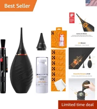 Pro Lens Care: 10-in-1 Cleaning Kit with Air Blower, Cloths & Precision Cleaner
