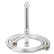 Shower Enema Hose and Nozzle System W/ 5ft Handheld Shower Hose for Douche Co...