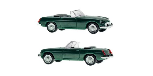 Kit Convertible Kibri 11226 HO Verde Top Down MG B Roadster | Zustand: New