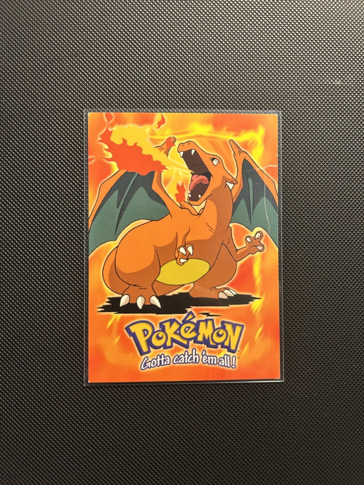 Pokemon Card Blue Topps Label TV Animation #6 Charizard E6 of 12