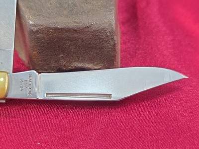 Craftsman USA 95234 3 Blade Stockman Pocket Knife Wood Handle | eBay