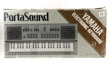 Yamaha PortaSound PSS-460 Keyboard Synthesizer 49 Keys Tested w/ ac adapter