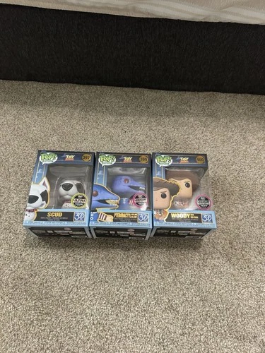 Funko Pop! Vinyl Toy Story Digital Ultra Legendary Scud Woody Pterodactyl Set