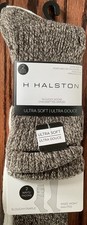 Women  s H Halston Slouchy / Knee High Socks Shoe Size 5-10 - 2 Pairs New