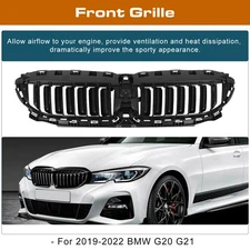 For 19-22 BMW G20 G21 Front Upper Radiator Grille Active Air Shutter 51749465188