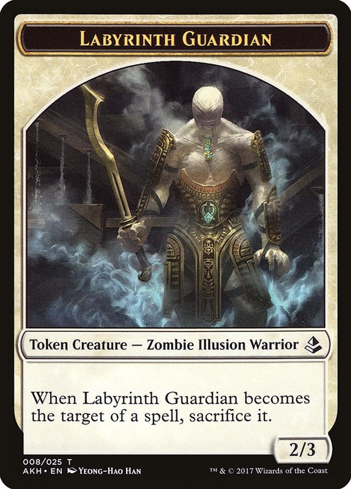Labyrinth Guardian Token Normal [AKH - 8] LP MagicAmonkhet