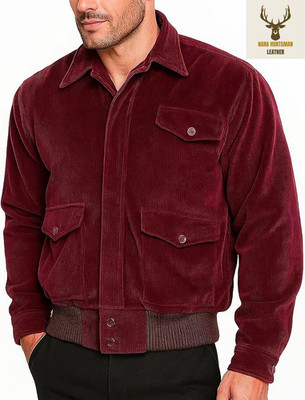 Jack Torrance The Shining Red Corduroy Bomber Jacket Halloween Costume