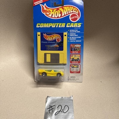 HOT WHEELS  COMPUTER CARS   ~~ POWER  PISTONS      15454