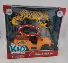Kid Connection Safari Play Set W/ Light & Sound Brand New Ages 3+ Tiger Vehicle