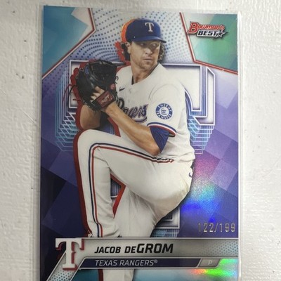 Topps 2025 Bowman's Best Jacob deGrom #57 Texas Rangers Serial #122/199