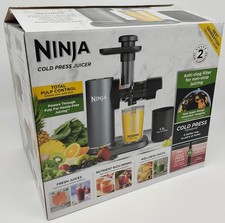 NINJA JC151UK cold press juicer with Anti-Clog Filter, pulp control, motor