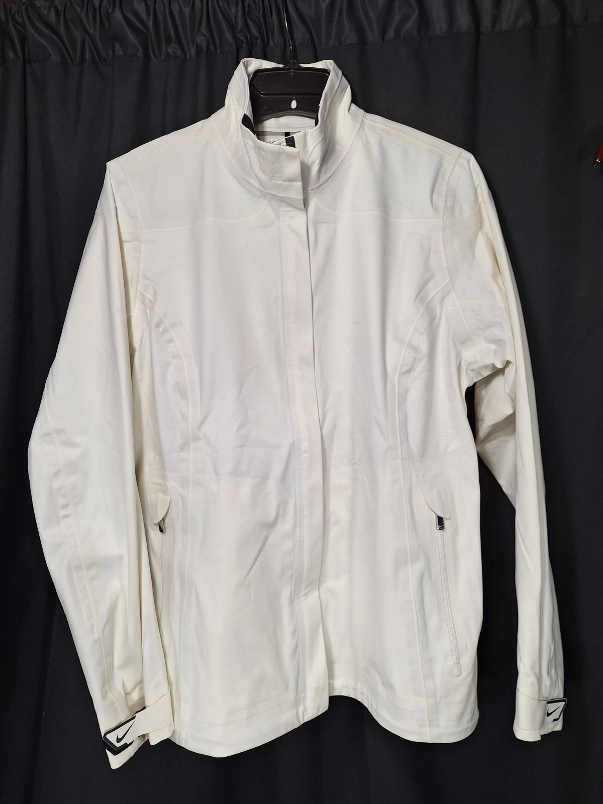 Nike GIs of Sail Off White Storm Fit Elite Lightweight FZ Jacket Womens Size M
