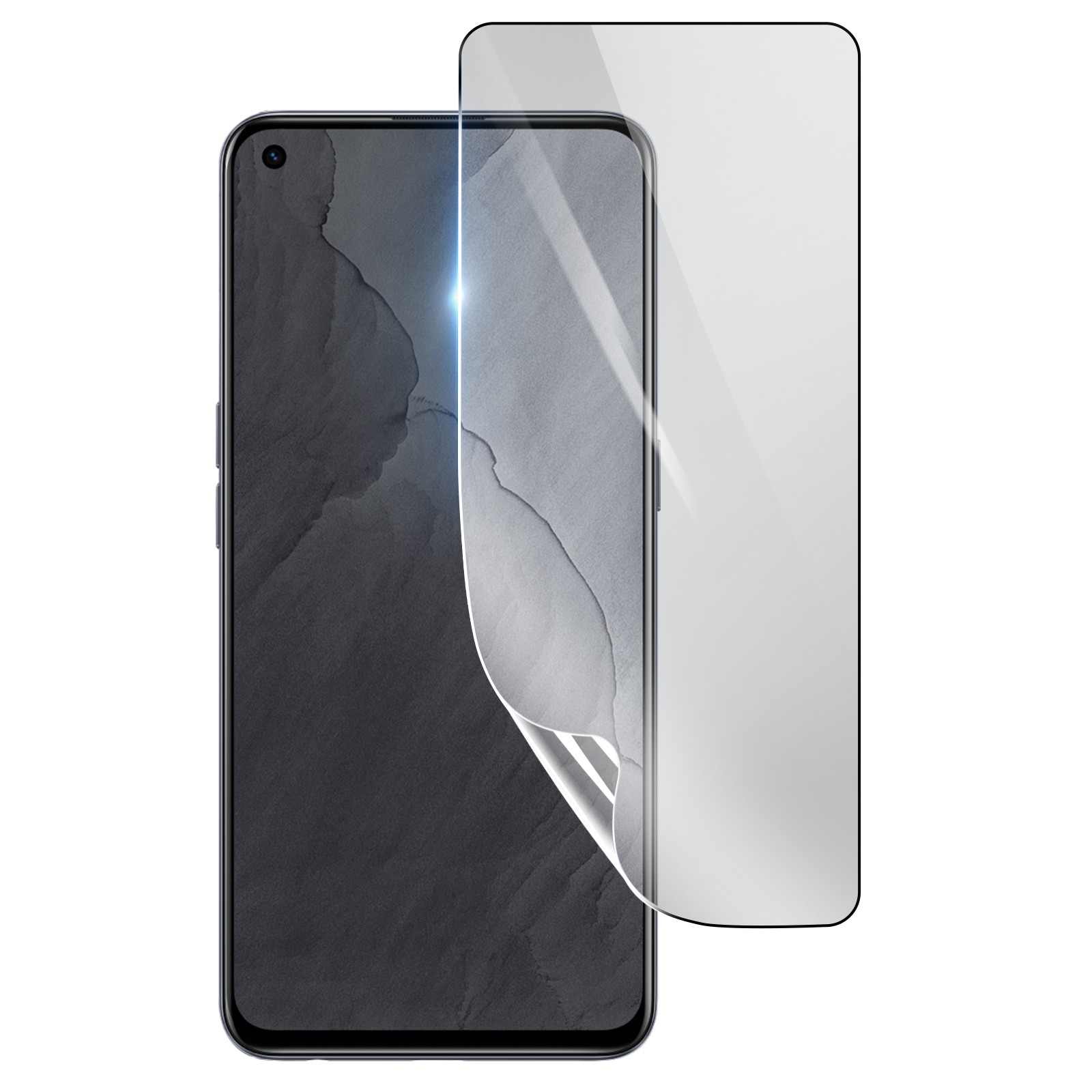 Écran cassé évité avec la protection hydrogel Realme GT Master Edition 3mk