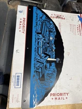 Bally Midway Space Invaders Blue Moon Base Original Plexi Arcade Item