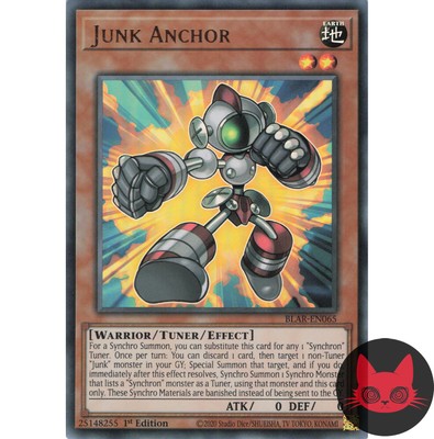Yugioh Trödelanker BLAR-DE065 ULTRA RARE 1. Auflage NM
