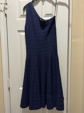 Michael Kors Women's Blue Sleeveless Dress Size Small