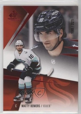 2023-24 Upper Deck SP Game Used Stars Red 190/221 Matty Beniers #111 gz3