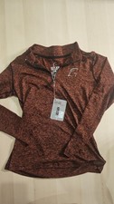 KryJer Women's Sports Top Size S Brand New With Tags Black/orange/bronze
