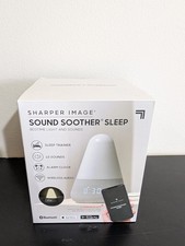 Sharper Image Sleep Soother Bedtime Therapy Light Electric Sound Machine