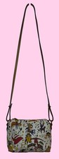 Borsa a tracolla PIERO GUIDI Magic Circus bianca - 31 x 9,5 x 3,5 ottime condizioni