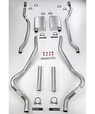 JEGS 30525 Header-Back Dual 2-1/2" Exhaust Kit 409 Stainless Steel