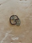 Vintage San Francisco 49ers Helmet Shaped Red & White Swarovski Crystals Brooch — photo 2