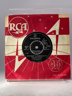 You're Nobody Til Somebody Loves You Frankie Vaughan  7'' Vinyl Single Record