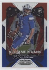 2021 Panini Prizm Draft Picks All-American Red White & Blue Zach Wilson 1j01
