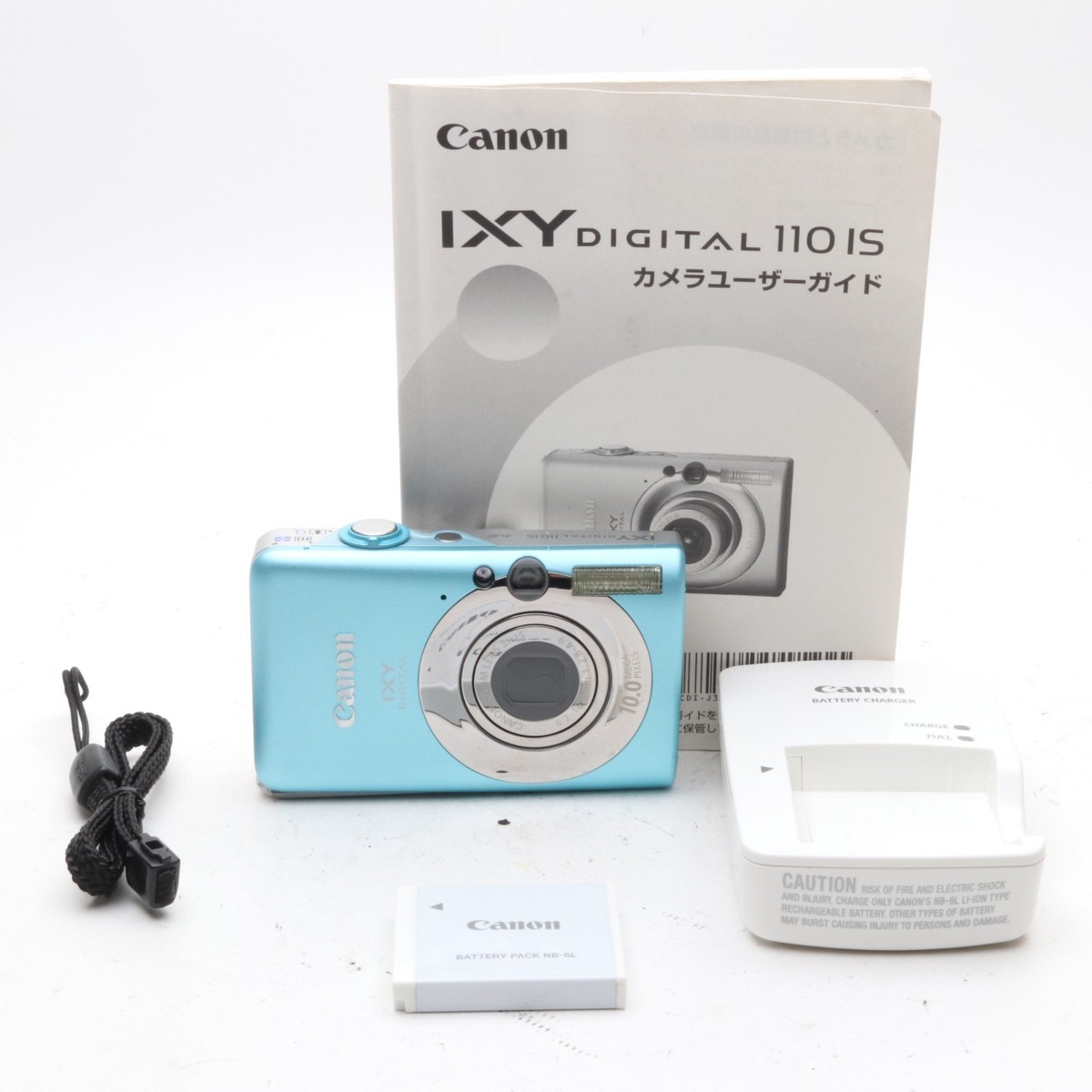 Near Mint/W:Box】Canon IXY DIGITAL 110 IS Silver 10.0MP Digital