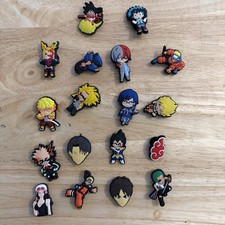 18 Pcs. Dragon Ball Inspired Anime Croc Charms Shoes Accessories