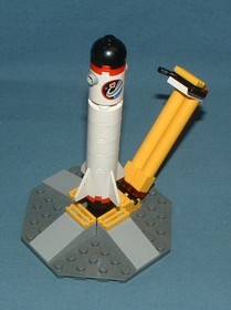 CITY, SPACE SATELLITE LAUNCH PAD SET 3366 - LEGO - 2011 - USED