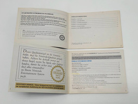 StarTropics NES Anleitungshefte Handbuch BRD