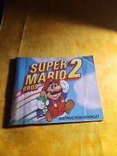 Super Mario Bros 2 Nintendo NES, 1988 Instruction Booklet ONLY