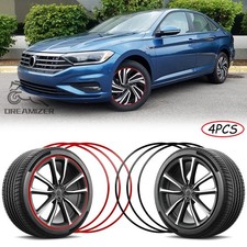18" 19" 20" Alloy Wheel Hub Rim Protector Trim Tire Ring Guard For VW Jetta Golf