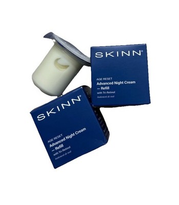 EBAY S BEST PRICE!! 2PK REFILL! SKINN Age Reset Advanced Night Cream
