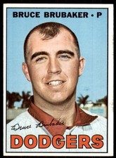 1967 Topps #276 Bruce Brubaker Los Angeles Dodgers