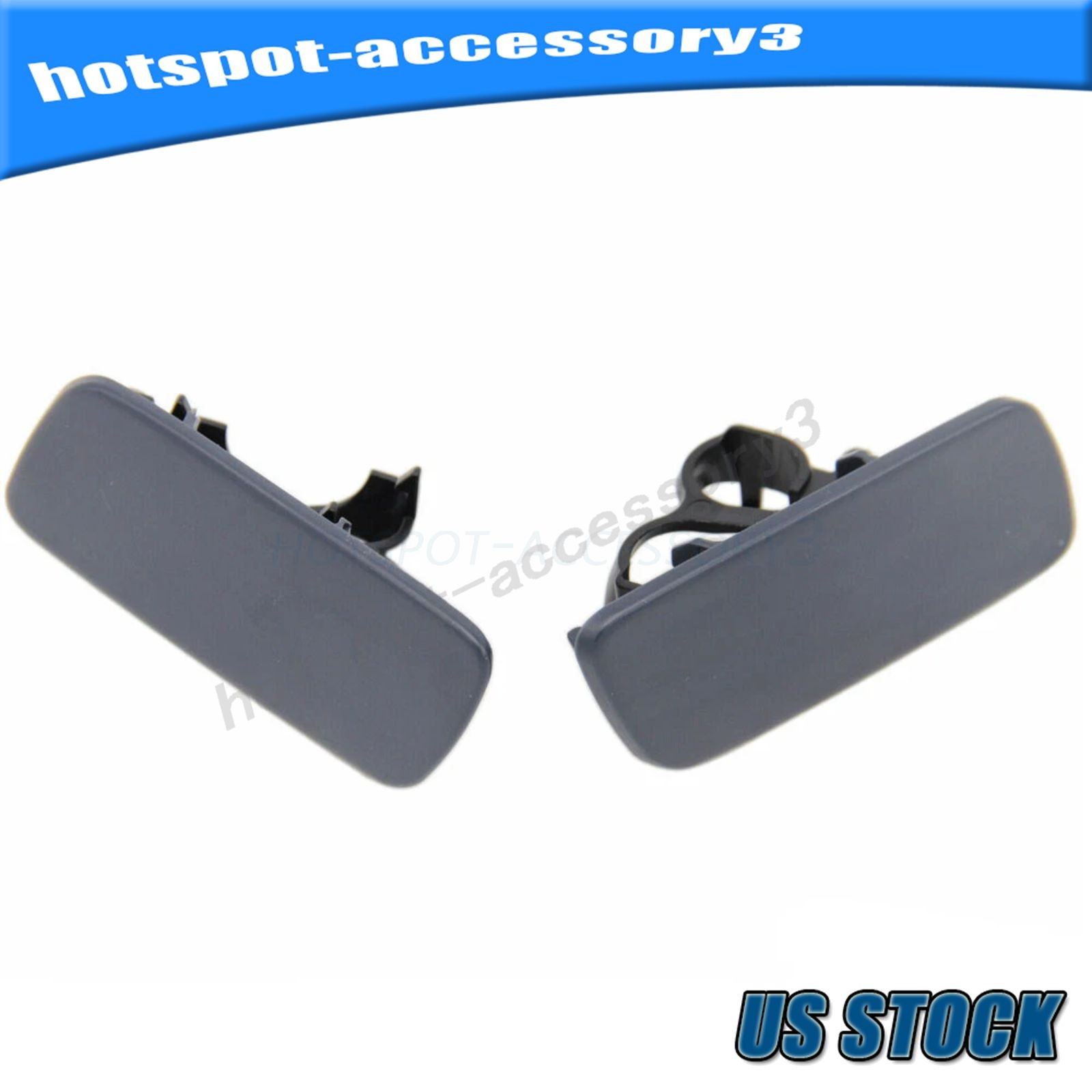 61677244960 Right & Left Headlight Washer Cover Fits For 10-18 Rolls-Royce Ghost
