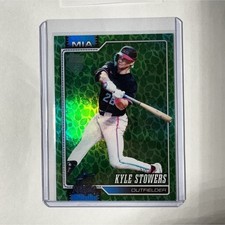 2026 Topps-Kyle Stowers Miami Marlins #293 Green Parallel Baseball Card