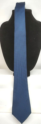 APT.9 New No Tag Slim 58 x 2 3/4 Navy Blue Bold Simmer Shine Exec Corp Power Tie