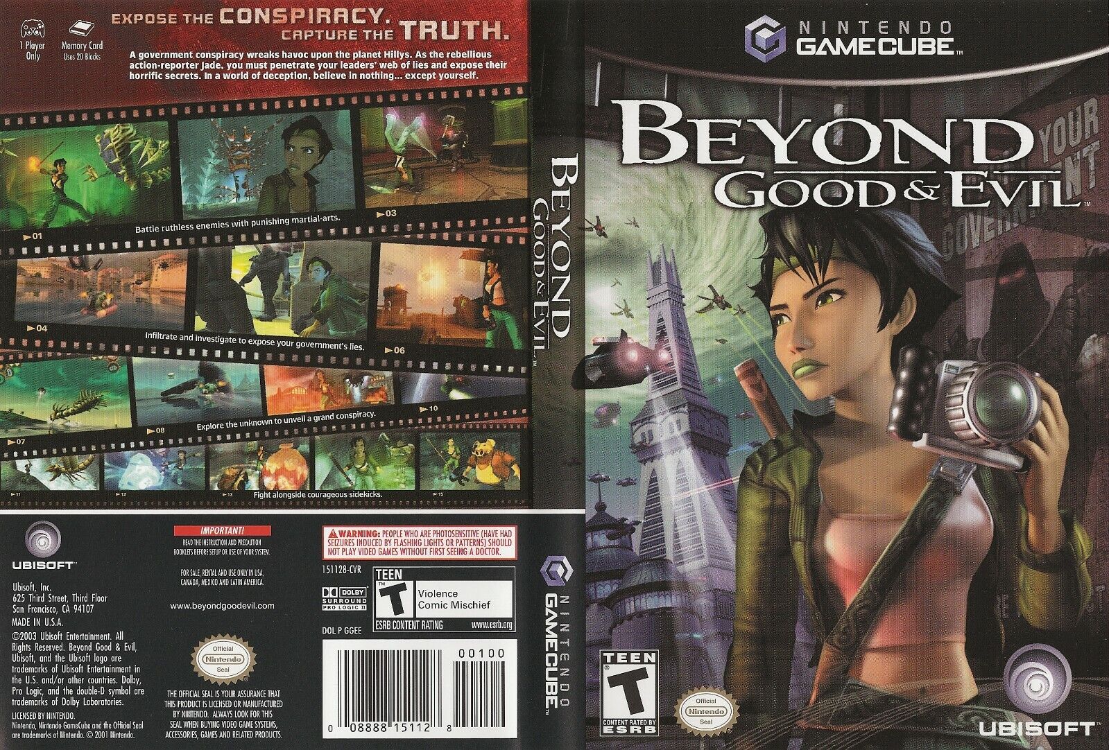 Beyond Good and Evil Gamecube Game