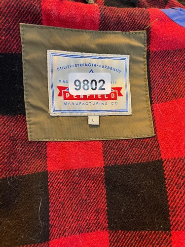 Giacca Penfield donna grande verde 60/40 montagna parka tela flanella foderata escursione - Foto 12 di 12