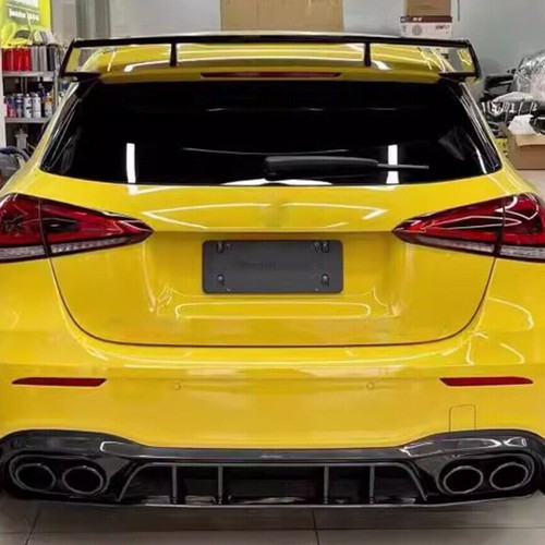 For MB W177 A200 A250 A45 19-23 Real Carbon Rear Bumper Diffuser Lips E - Bild 7 von 12