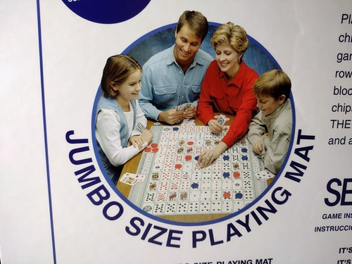 Jumbo SEQUENCE Strategy Board Game With 27" x 33" Mat 100% COMPLETE & CLEAN! - Picture 8 of 12