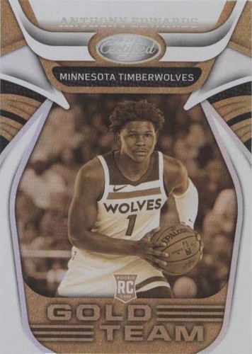 Cole Anthony 2020-21 Panini Mosaic Black 1/1 Blue Chips Rookie #11 