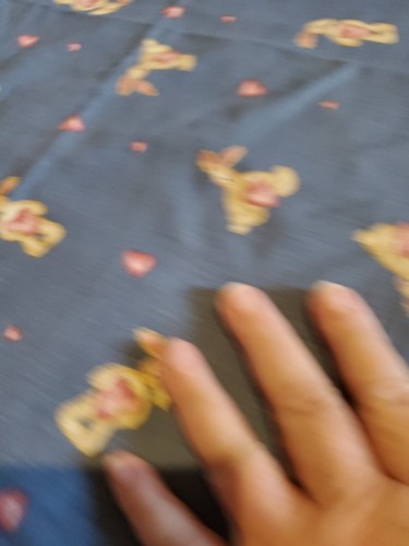 Vnt Sewing Fabric Heart Bunny Daisy Kingdom Past 23x45"+ Scrap & Fat Qtr Cotton - Picture 5 of 8