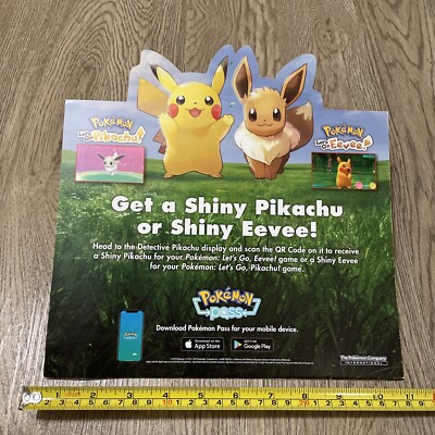 target pokemon promo card Let's Go Pikachu Let's Go Eevee Promo Sign Target Pokemon Nintendo Switch