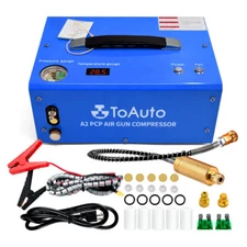 Portable 30MPA Auto-Stop 12V/110V PCP Air Compressor for Rifle Airgun Paintball