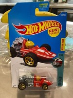 2017 Hot Wheels 145/365 Tooned 1/10 Kopf Starter Rot