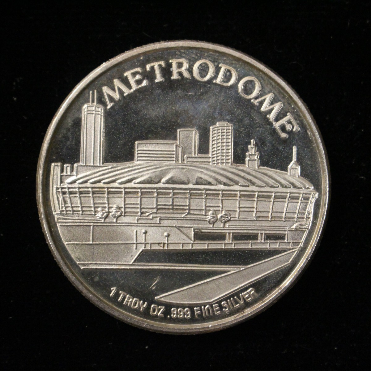1987 Minnesota Twins World Champions Metrodome 1 oz .999 Silver