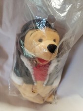 Pilot pooh ready to navigate plane to Disney Winnie the Pooh bean bag plush NEW
